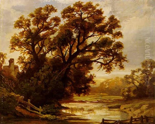 Landschaft Bei Herzogenbuchsee Oil Painting by Otto Froelicher