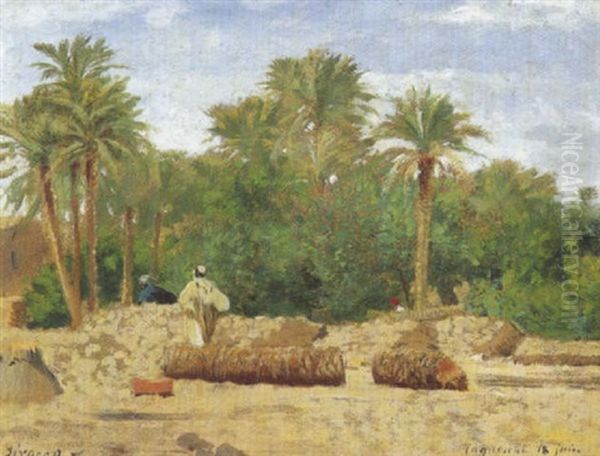 Laghouat, 18 Juin Oil Painting by Eugene Fromentin