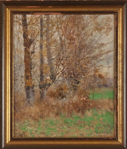 Pastoral Landscape Oil Painting by Arthur Burdett Frost Sr.