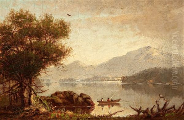 View Of Lake George Oil Painting by Francis Shedd Frost