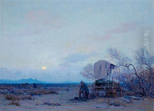 Desert (prospector) Oil Painting by John Frost