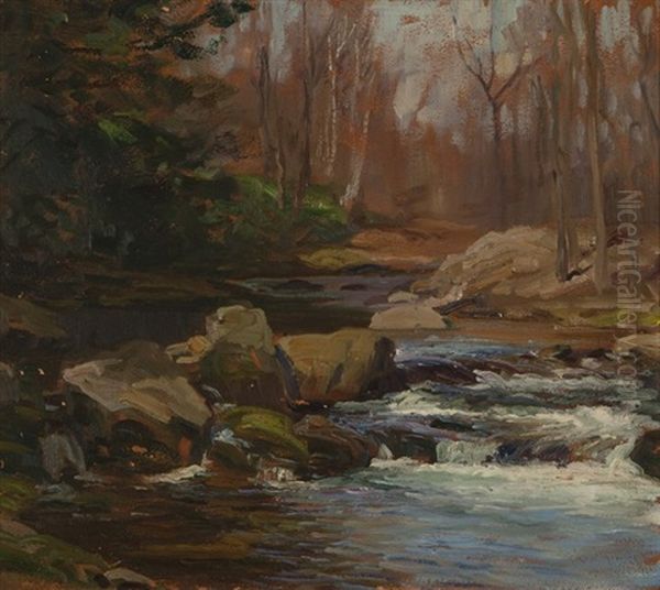 Paradise Creek Oil Painting by John Frost