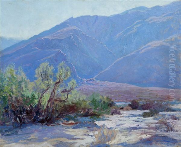 Desert Foothills Of San Jacinto Oil Painting by John Frost