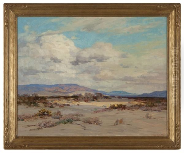 Desert Clouds Oil Painting by John Frost