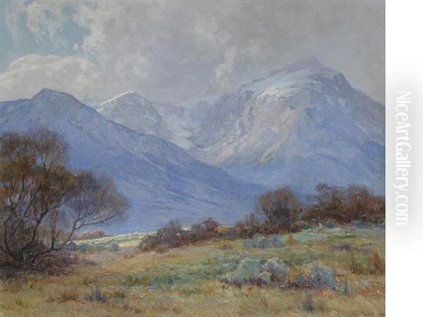 Lone Pine Peak Oil Painting by John Frost