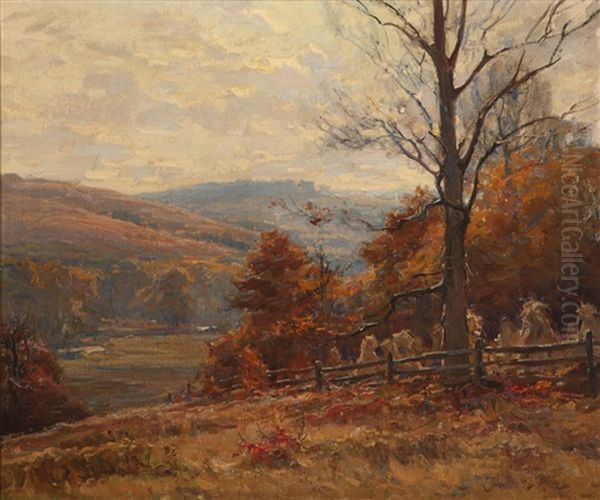 Sweeping Autumn Landscape Oil Painting by John Frost