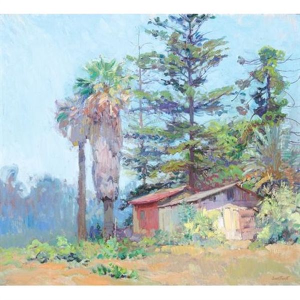 The Artist's Studio, Near Palm Springs Oil Painting by John Frost