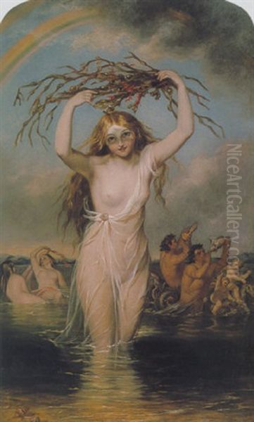 Sea Nymph Oil Painting by William Edward Frost