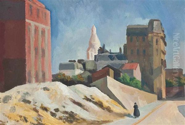 Le Sacre-coeur, Montmartre Oil Painting by Roger Fry