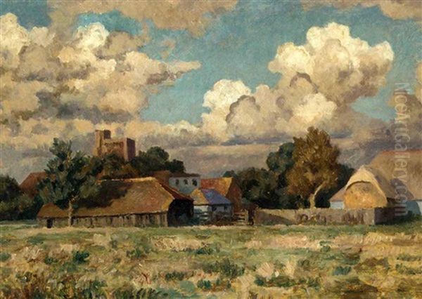 September In Sussex Oil Painting by Roger Fry