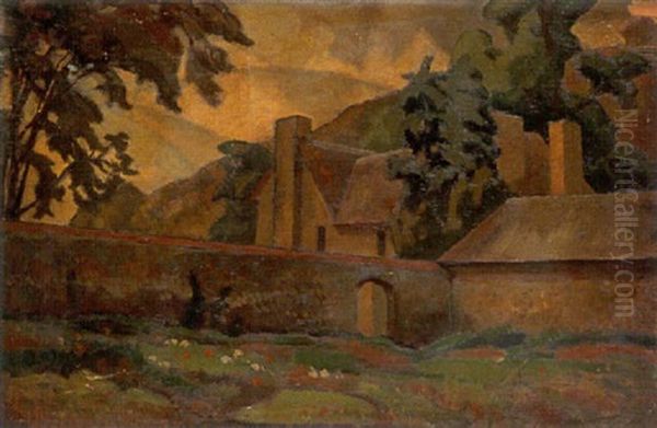 The Kitchen Garden Oil Painting by Roger Fry