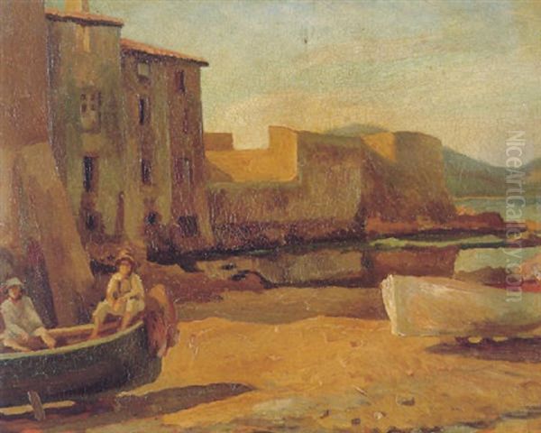 Le Petit Port Oil Painting by Roger Fry