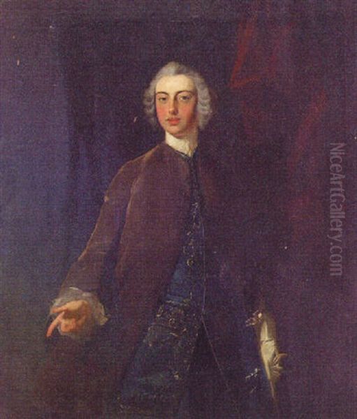 Portrait Of Robert Lawton, High Sheriff Of Cheshire Oil Painting by Thomas Frye