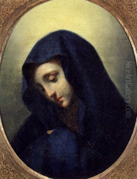 Die Busende Magdalena Oil Painting by Friedrich Heinrich Fueger