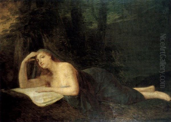 Die Bussende Maria Magdalena Oil Painting by Friedrich Heinrich Fueger