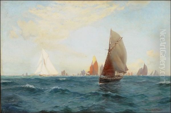 Fear And Pleasant Oil Painting by Edmund George Fuller