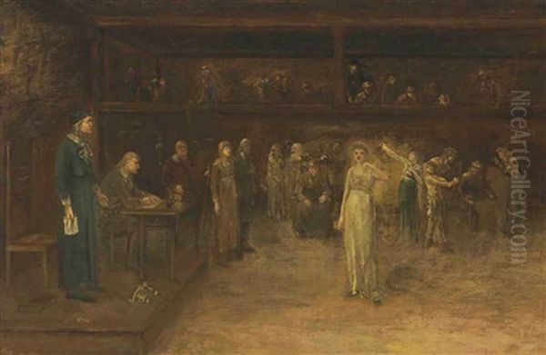 An Examination Of Witnesses In A Trial For Witchcraft by George F. Fuller