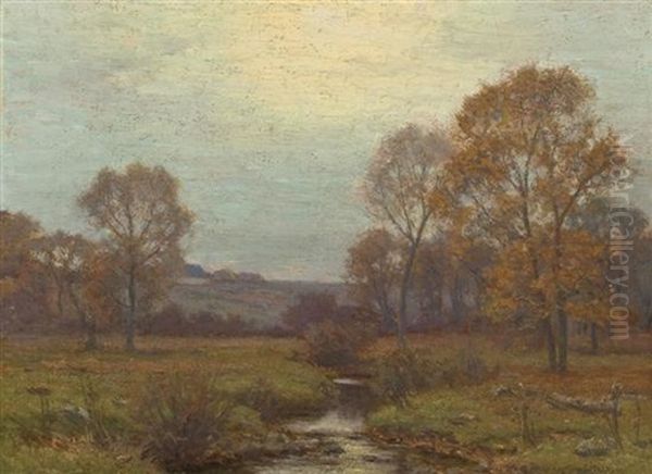 Autumn Glow Oil Painting by George F. Fuller