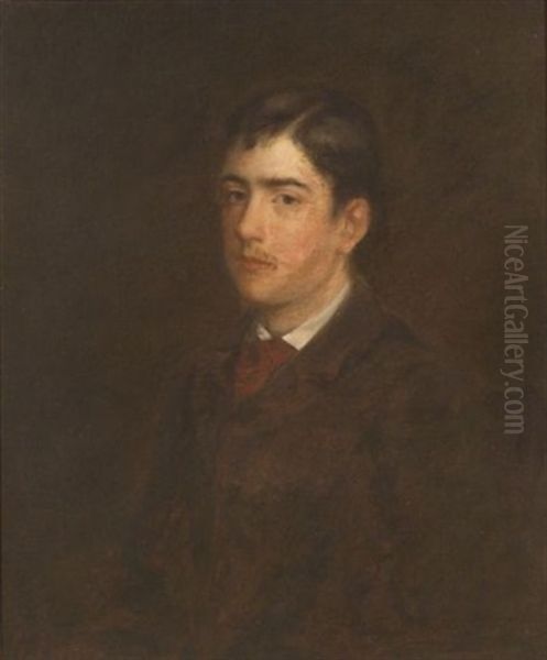 Portrait Of A Boy (mr. Agassiz) Oil Painting by George F. Fuller