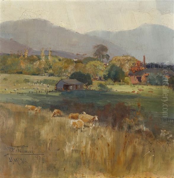 Tasmania Oil Painting by Albert Henry Fullwood