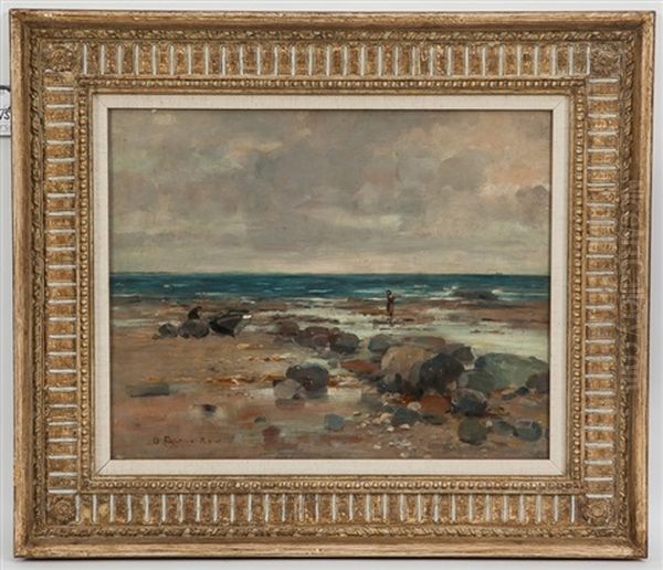 The Beachcombers Oil Painting by David Fulton RSW