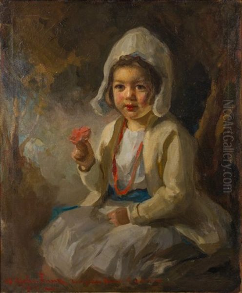 Little Miss Walker Oil Painting by Wilhelm Funk