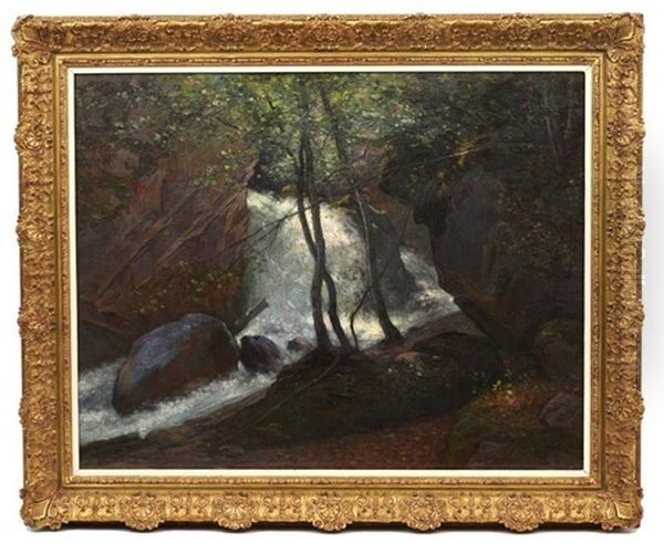 Torrent A Brides Oil Painting by Francois Furet