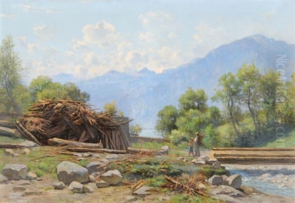 Baie De Clarens Oil Painting by Francois Furet