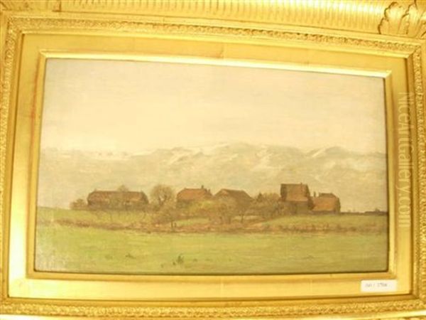 Vue De Meyrin Oil Painting by Francois Furet