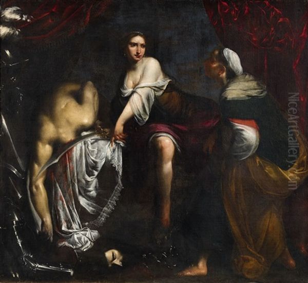 Judith And Holofernes Oil Painting by Francesco Furini