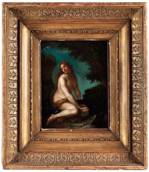 Die Busserin Maria Magdalena Oil Painting by Francesco Furini