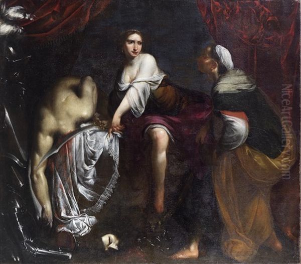 Judith And Holofernes Oil Painting by Francesco Furini