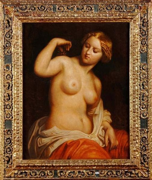 Femme A L'antique Au Papillon Oil Painting by Francesco Furini