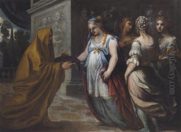 Scena Della Storia Romana Oil Painting by Francesco Furini