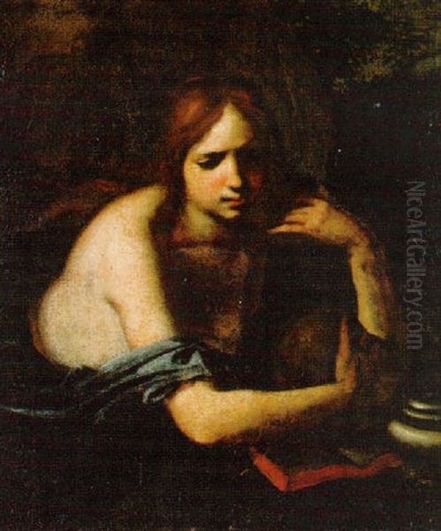 La Magdalena Penitente Oil Painting by Francesco Furini