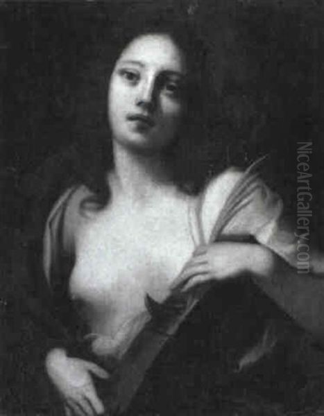 Saint Catherine Of Alexandria Oil Painting by Francesco Furini