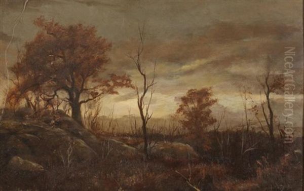 Late October Oil Painting by Charles Furneaux