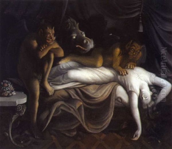 Der Albtraum Oil Painting by Henry Fuseli