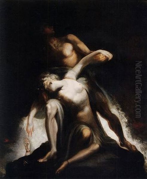 The Vision Of The Deluge Oil Painting by Henry Fuseli