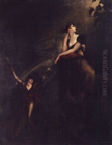 Romeo And Juliet Oil Painting by Henry Fuseli