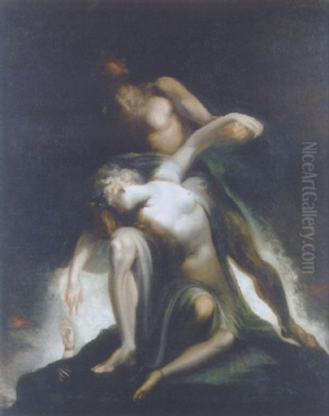 The Vision Of The Deluge Oil Painting by Henry Fuseli