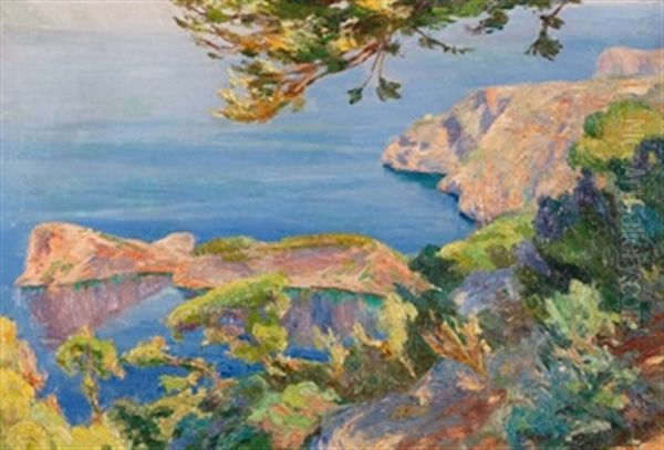 Paisaje De Mallorca Oil Painting by Joan Fuster Bonnin