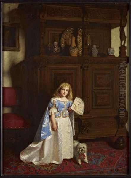 Her New Dress Oil Painting by William Baxter Collier Fyfe