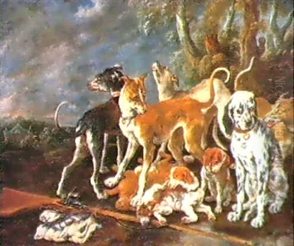 Cani Da Caccia Oil Painting by Jan Fyt