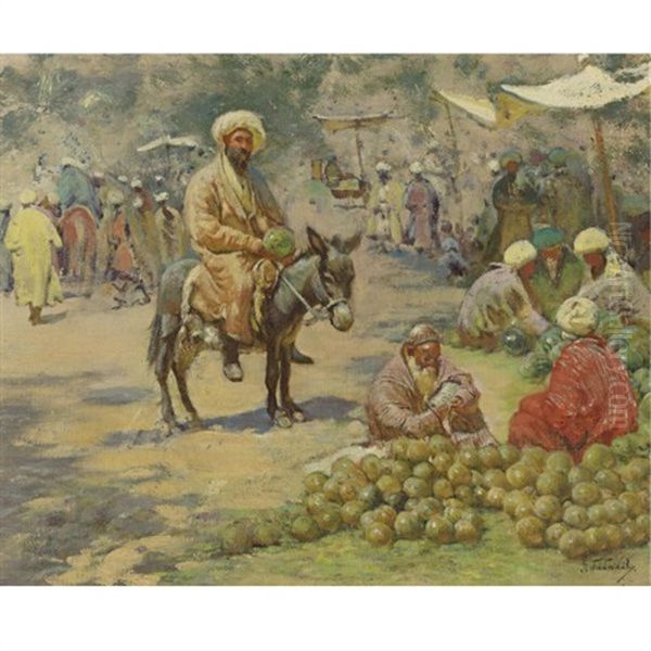 At The Market by Georgy Gabashvili