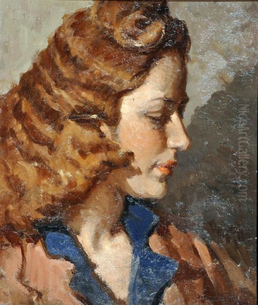 La Sua Modella Oil Painting by Mario Avallone