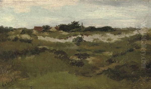 A Cottage In The Dunes Oil Painting by Paul Joseph Constantin Gabriel