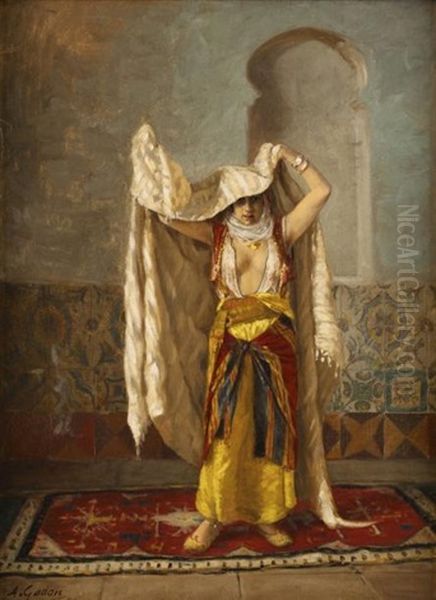 Beaute Orientale Oil Painting by Antoine Gadan