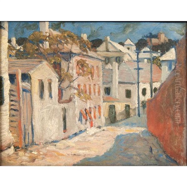 Water Street, Bermuda by Carl Frederick Gaertner