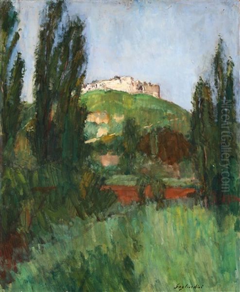 Paesaggio Oil Painting by Julien Gustave Gagliardini